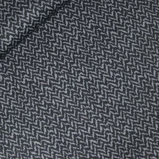 Punta di Milano - Zickzack Zebra - schwarz grau