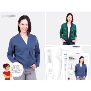 Schnittmuster - pattydoo - Damen Strickjacke - Mona