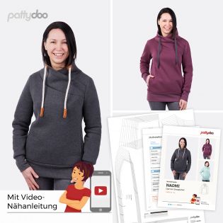 Schnittmuster - pattydoo - Naomi - Damen Sweatshirt