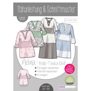 Schnittmuster - ki - ba - doo - Nelina - Boho - Tunikakleid - Woman