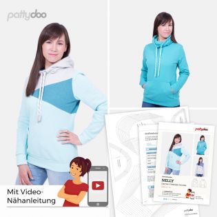 Schnittmuster - pattydoo - Nelly - Freestyle Hoodie 