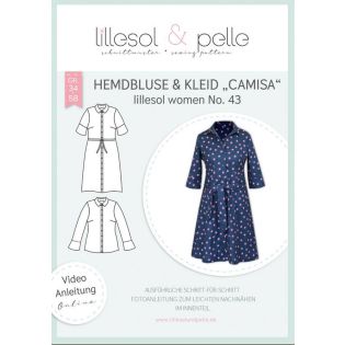 Schnittmuster - Lillesol & Pelle - Lillesol Women No. 43 - Hemdbluse & Kleid - Camisa