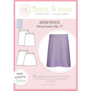 Schnittmuster - Lillesol & Pelle - Lillesol Basics  No. 71 - Jerseyrock