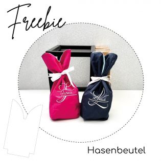 Freebie - Hasenbeutel