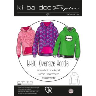 Schnittmuster - ki - ba - doo - Oversize - Hoodie - Kids