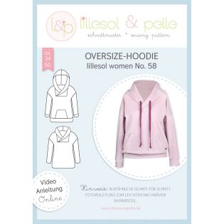 Schnittmuster - Lillesol & Pelle - Lillesol Women No. 58 - Oversize - Hoodie 