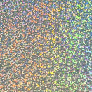 Plotterfolie - Flexfolie - Glitzer - silber multicolor