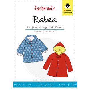 Schnittmuster - Farbenmix - Rabea - Retrojacke - Kids