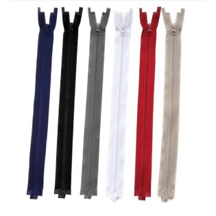 Reißverschluss - magnetisch - ZIPPLY  - 40cm - teilbar - weiss 