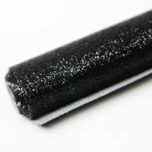 Deko - Glitzerstoff - Zuschnitt - 68 x 45 cm - schwarz