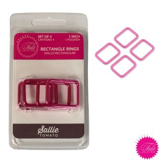 Tula Pink - Rechteckring 25mm klein - pink