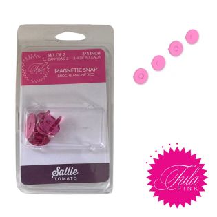 Tula Pink - Magnet Verschluss - 2 Stück  - pink