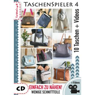 Schnittmuster - Taschenspieler 4 CD mit 10 Schnittmustern