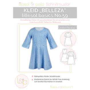 Schnittmuster - Lillesol & Pelle - Basics No.59 Kleid   „Belleza"