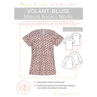 Schnittmuster - Lillesol & Pelle - Basics No. 61 - Volant-Bluse 