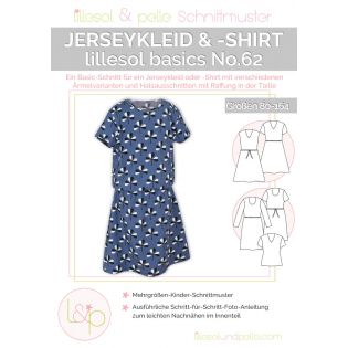 Schnittmuster - Lillesol & Pelle - Basics No. 62 - Jerseykleid & - Shirt 