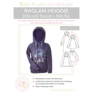Schnittmuster - Lillesol & Pelle - Basics No. 65 - Raglan-Hoodie