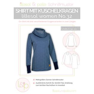 Schnittmuster - Lillesol & Pelle - Lillesol Women No. 32 - Shirt mit Kuschelkragen 