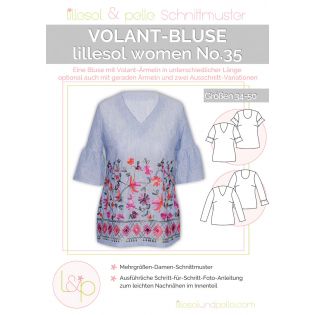 Schnittmuster - Lillesol & Pelle - Lillesol Woman No. 35 - Volant-Bluse 