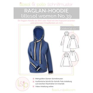 Schnittmuster - Lillesol & Pelle - Lillesol Woman No.39 - Raglan-Hoodie