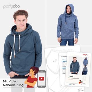 Schnittmuster - pattydoo - Tony - Kapuzenpullover 