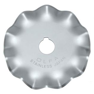 Olfa - Ersatzklinge für Rollschneider - Wellen - 45 mm