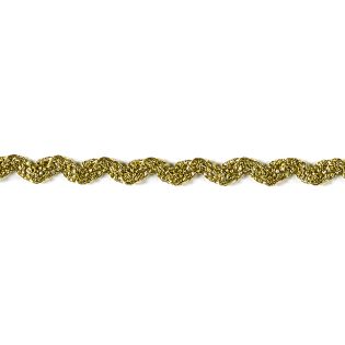 Zackenlitze - 3 mm - Glitzer - gold