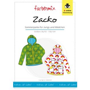 Schnittmuster - Farbenmix - Zacko - Sommerparka - Kids