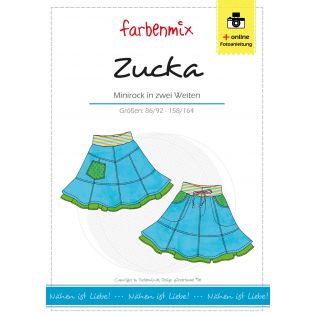 Schnittmuster - Farbenmix - Zucka - Rock - Kids