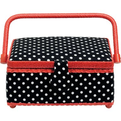 Prym - Nähkorb  - groß - Polka Dots 