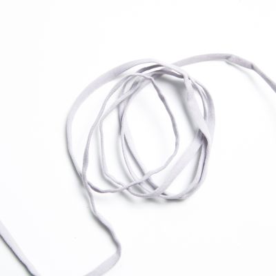 Gummiband - flach - 5 mm breit - taupe