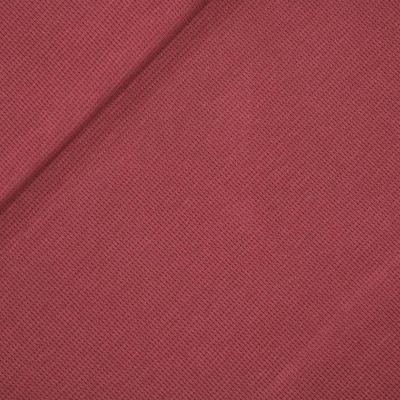 Strickpiqué - rostrot
