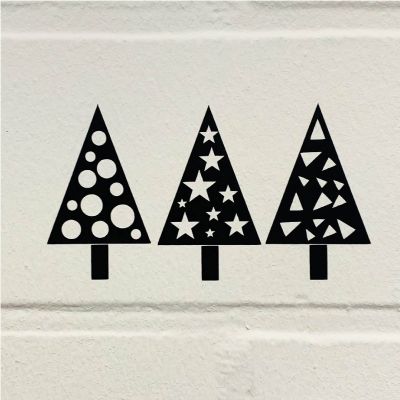 Freebie - Weihnachtsbäume - Brother Plotterdatei