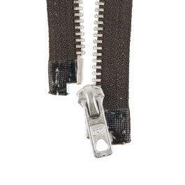 Opti Reißverschluss 14 Cm Braun – Metallreißverschluss Mit Messingzähnen Für Jeans, Taschen & Outdoor-Bekleidung