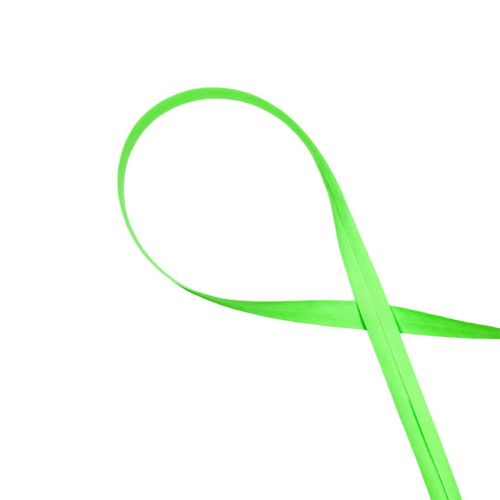 Baumwollschrägband - uni - neon - grün
