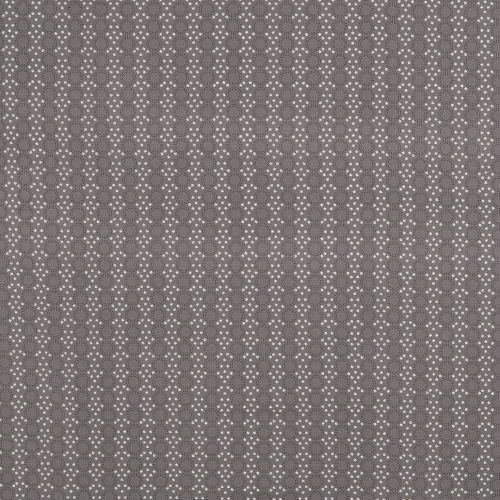 Baumwolle - Kette aus Kreisen - grau-weiss