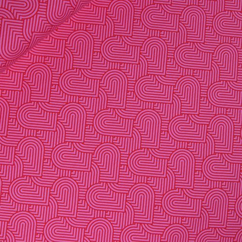 French Terry - Herzen _ Pink