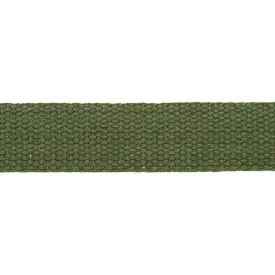 Baumwollgurtband - uni - 30 mm - dunkelgrün