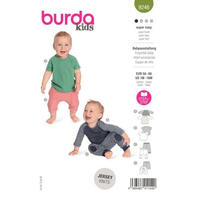 Schnittmuster - burda kids - Babyausstattung - 9246