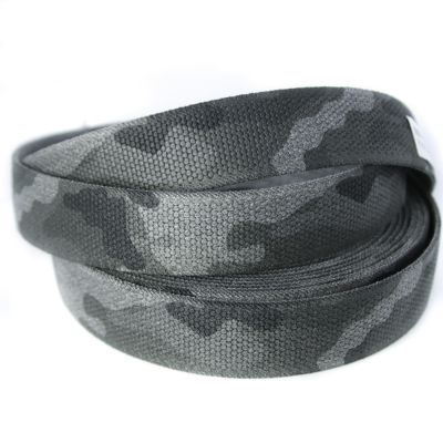 Gummiband - 35 mm - Camouflage - grau