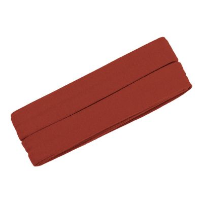 Jerseyschrägband - 40/20 - 3m Coupon - rost  
