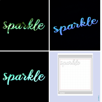 Freebie - Sparkle - Brother Plotterdatei