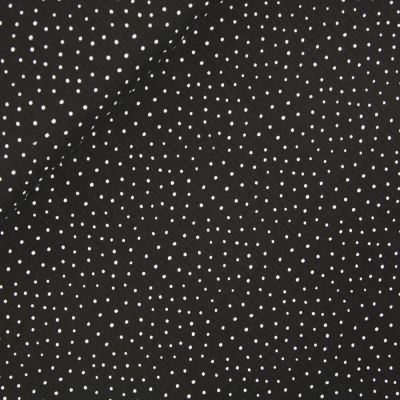 Baumwoll - Musselin - Double Gauze - Little Dots - schwarz