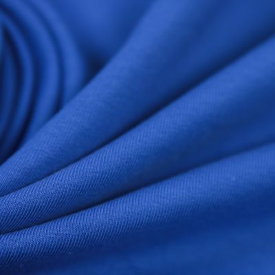 Baumwolljersey - Premium Basic - uni - blau