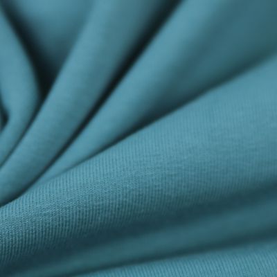 French Terry - Premium Basic - Sommersweat - uni - blaugrün