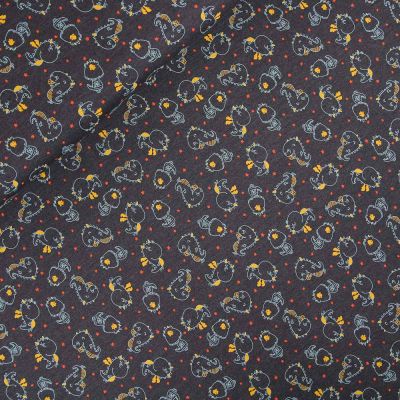 Baumwolljersey - Baby-Dinos - grau